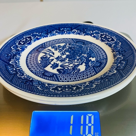 Vintage Willow Ware By Royal China Lot Of 2 Bread Plates 6.5 Inches - Picture 8 of 8